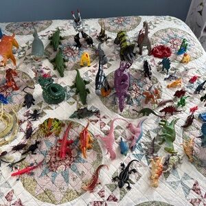Colorful Dinosaur Toy Collection